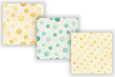 Happy Dots Pastel Digital Paper, Seamless Polka Dot Pattern Bundle, Printable Scrapbook Paper, Soft Candy Color Design Collection Digital Pattern FloridPrintables 