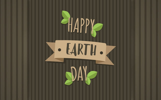 Happy earth day Ecology theme template with lettering Quote about eco planet for poster banner card SVG naemmiah021 