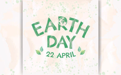 Happy Earth Day Green Lettering With Leaf Ornament Isolated Background SVG naemmiah021 
