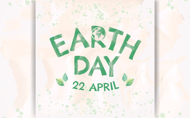 Happy Earth Day Green Lettering With Leaf Ornament Isolated Background SVG naemmiah021 