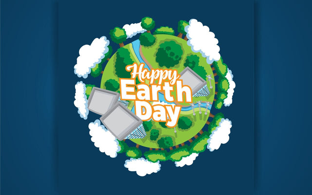 Happy Earth Day on April 22 Illustration with World Map Environment in Flat Cartoon Hand Drawn for Web Banner or Landing Page Templates SVG naemmiah021 