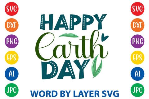 Happy Earth Day SVG DESIGN SVG Rafiqul20606 
