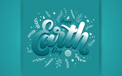 Happy Earth Day Text Typography Illustration SVG naemmiah021 