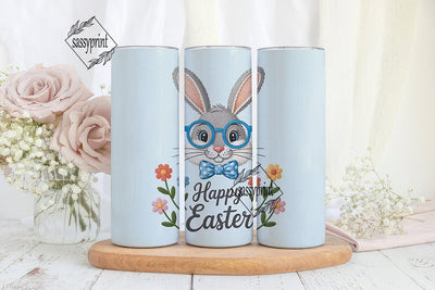 Happy Easter Bunny 20oz Tumbler Sublimation sassyprint 