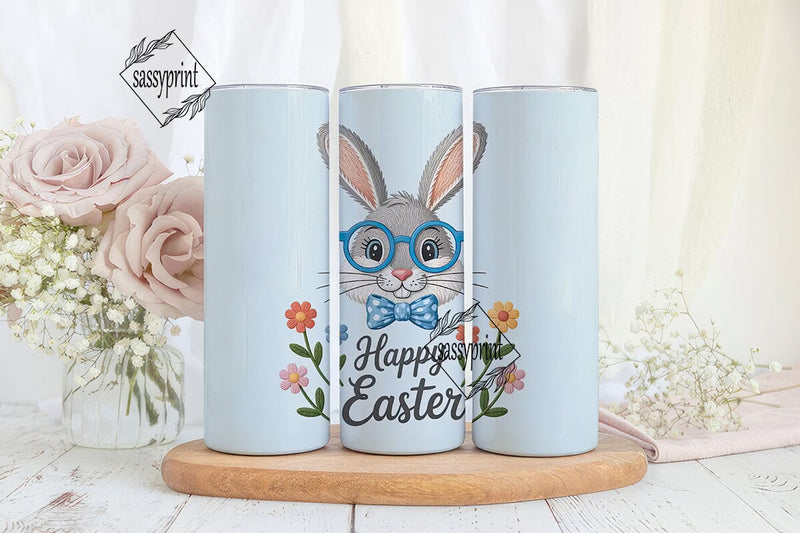 Happy Easter Bunny 20oz Tumbler Sublimation sassyprint 