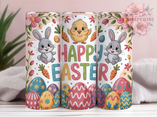 Happy Easter Bunny Egg Tumbler, Happy Easter Tumbler, Whimsical Bunny Wrap, Festive Egg Wrap, Cute Bunny Wrap, Sublimation Design, Trendy Gift Idea Sublimation Li Zamperini 