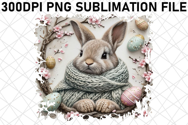 Happy Easter Bunny Sublimation Design Sublimation afrosvg 