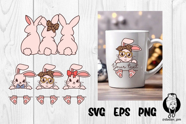 Happy easter, bunny sublimation svg SVG dadan_pm 