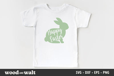 Happy Easter Bunny SVG | Easter Cut File SVG Wood And Walt 