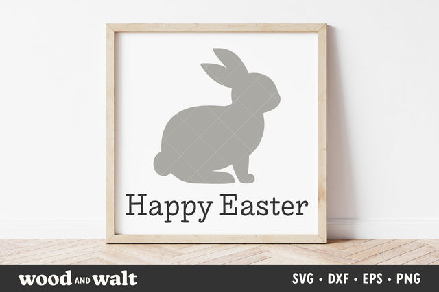 Happy Easter Bunny SVG | Easter SVG SVG Wood And Walt 