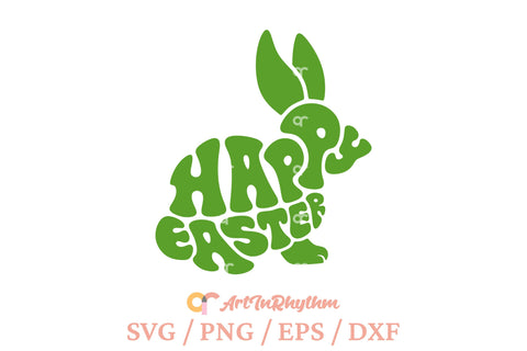 Happy Easter Bunny svg SVG Artinrhythm shop 