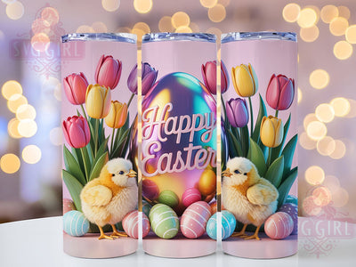 Happy Easter Chicken Egg Tumbler, Happy Easter Tumbler, Cute Chicken Egg Wrap, Whimsical Easter Wrap, Farm Animal Easter Wrap, Sublimation Design, Trendy Gift Idea Sublimation SvggirlplusArt 