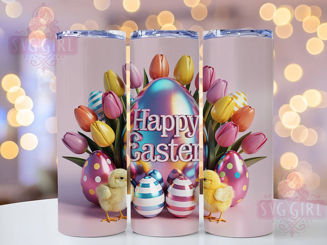 Happy Easter Chicken Egg Tumbler, Happy Easter Tumbler, Cute Chicken Egg Wrap, Whimsical Easter Wrap, Farm Animal Easter Wrap, Sublimation Design, Trendy Gift Idea Sublimation SvggirlplusArt 