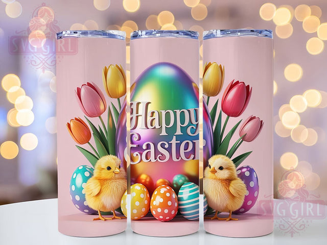 Happy Easter Chicken Egg Tumbler, Happy Easter Tumbler, Cute Chicken Egg Wrap, Whimsical Easter Wrap, Farm Animal Easter Wrap, Sublimation Design, Trendy Gift Idea Sublimation SvggirlplusArt 