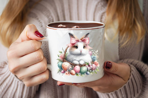 Happy Easter Clipart PNG Bundle Sublimation SVGArt 