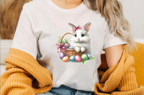 Happy Easter Clipart PNG Bundle Sublimation SVGArt 