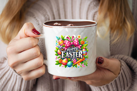 Happy Easter Clipart Sublimation Clipart Sublimation SVGArt 