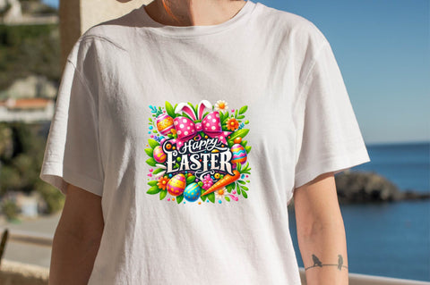 Happy Easter Clipart Sublimation Clipart Sublimation SVGArt 