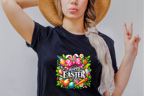 Happy Easter Clipart Sublimation Clipart Sublimation SVGArt 