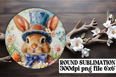 Happy Easter Creatures Sublimation Trio - Circle, Keychain, Coaster Sublimation afrosvg 