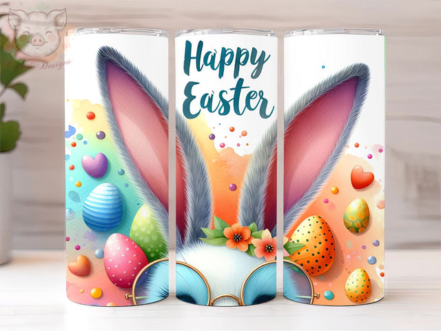 Happy Easter Day 20oz Tumbler Png, Sublimation Design, Easter Bunny Tumbler Png, Digital Download PNG Sublimation Lara' s Designs 