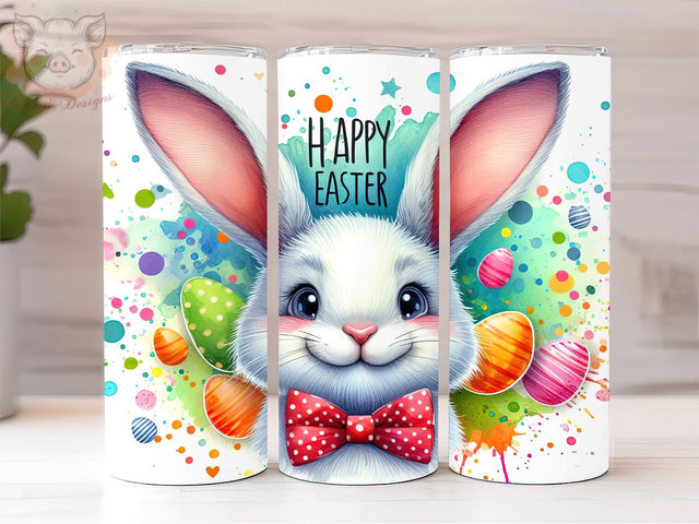 Happy Easter Day 20oz Tumbler Png, Sublimation Design, Easter Bunny Tumbler Png, Digital Download PNG Sublimation Lara' s Designs 