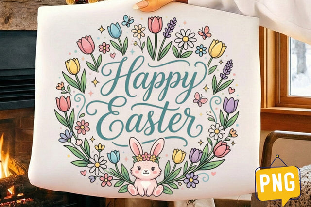 Happy Easter Day png,Happy Easter Day Sublimation Design,Easter Day T-Shirt Design,Easter Bunny Sublimation Sublimation BlackCatsMedia 