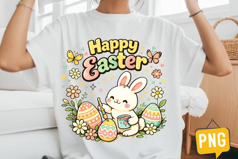 Happy Easter Day png,Happy Easter Day Sublimation Design,Easter Day T-Shirt Design,Easter Bunny Sublimation Sublimation BlackCatsMedia 