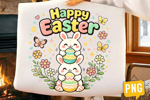 Happy Easter Day png,Happy Easter Day Sublimation Design,Easter Day T-Shirt Design,Easter Bunny Sublimation Sublimation BlackCatsMedia 