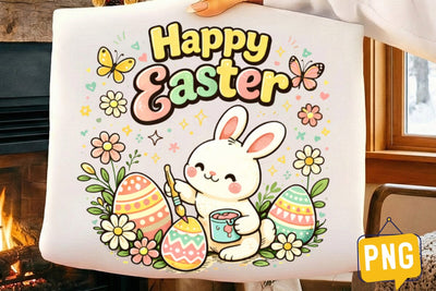 Happy Easter Day png,Happy Easter Day Sublimation Design,Easter Day T-Shirt Design,Easter Bunny Sublimation Sublimation BlackCatsMedia 