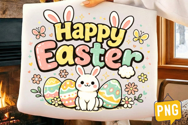 Happy Easter Day png,Happy Easter Day Sublimation Design,Easter Day T-Shirt Design,Easter Bunny Sublimation Sublimation BlackCatsMedia 