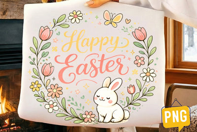 Happy Easter Day png,Happy Easter Day Sublimation Design,Easter Day T-Shirt Design,Easter Bunny Sublimation Sublimation BlackCatsMedia 