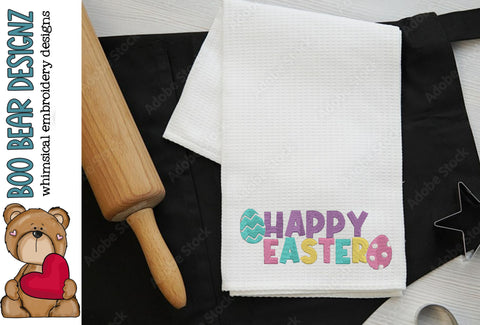 Happy Easter Embroidery design Embroidery/Applique DESIGNS Boo Bear Designz 