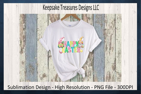 Happy Easter Gnomes PNG, Easter Gnomes Sublimation Design, Easter Bunny Gnomes, Easter T-Shirt Design, Digital Download Sublimation Keepsake Treasures Designs LLC. 