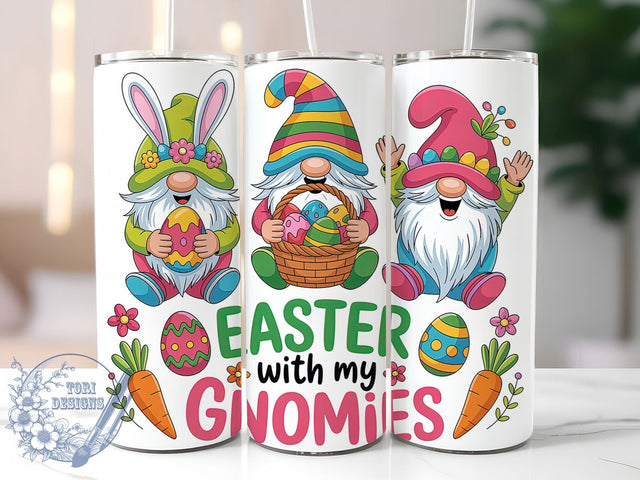 Happy Easter Gnomies Tumbler, Happy Easter Tumbler, Stylish 20oz Wrap, Sublimation Design, Trendy Gift Idea, Cute Gnome Wrap, Festive Easter Day Tumbler Sublimation ToriDesigns 