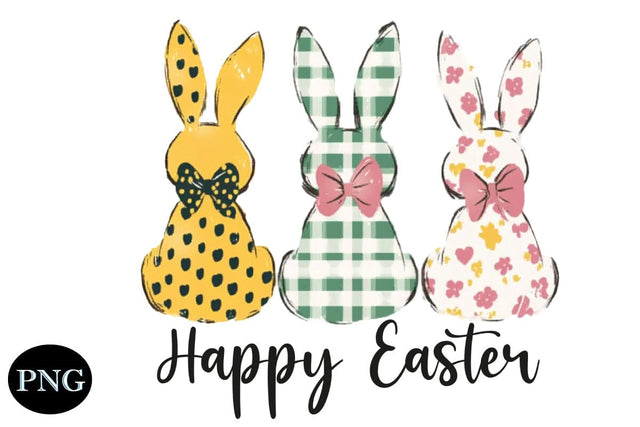 Happy Easter, Happy Easter Sublimation, Easter Bunny Sublimation DesignPlante 503 