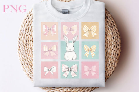 Happy Easter PNG Coquette Easter Bunny, Easter Bunny, Happy Easter Sublimation, Easter Bunny Sublimation DesignPlante 503 