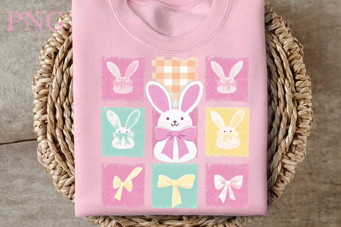 Happy Easter PNG Coquette Easter Bunny, Easter Bunny, Happy Easter Sublimation, Easter Bunny Sublimation DesignPlante 503 