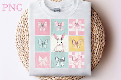 Happy Easter PNG Coquette Easter Bunny, Easter Bunny, Happy Easter Sublimation, Easter Bunny Sublimation DesignPlante 503 