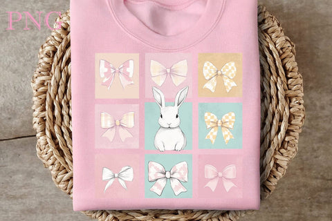 Happy Easter PNG Coquette Easter Bunny, Easter Bunny, Happy Easter Sublimation, Easter Bunny Sublimation DesignPlante 503 