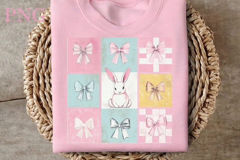 Happy Easter PNG Coquette Easter Bunny, Easter Bunny, Happy Easter Sublimation, Easter Bunny Sublimation DesignPlante 503 