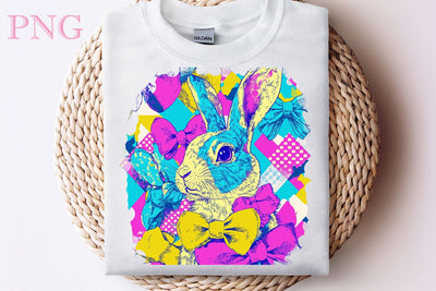 Happy Easter PNG Coquette Easter Bunny, Easter Bunny, Happy Easter Sublimation, Easter Bunny SVG DesignPlante 503 