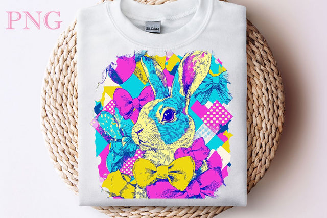 Happy Easter PNG Coquette Easter Bunny, Easter Bunny, Happy Easter Sublimation, Easter Bunny SVG DesignPlante 503 