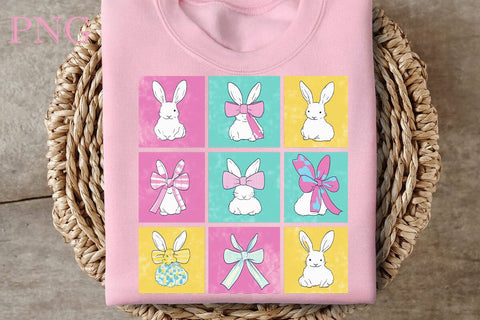 Happy Easter PNG Coquette Easter Bunny, Easter Bunny, Happy Easter Sublimation, Easter Bunny SVG DesignPlante 503 