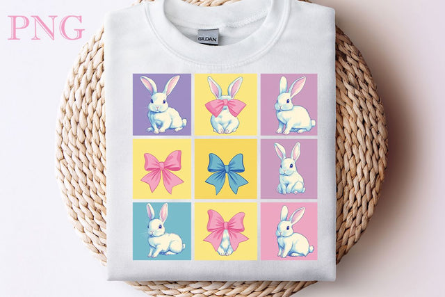 Happy Easter PNG Coquette Easter Bunny, Easter Bunny, Happy Easter Sublimation, Easter Bunny SVG DesignPlante 503 