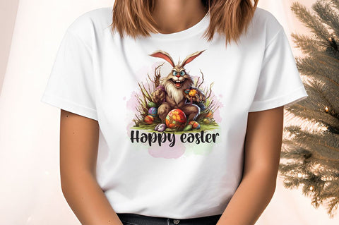 Happy easter PNG Design Sublimation Designangry 