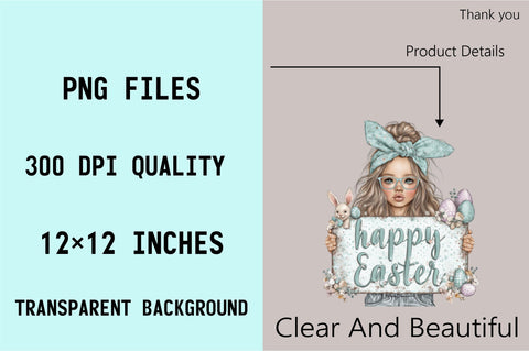 Happy easter Png Sublimation SVGArt 