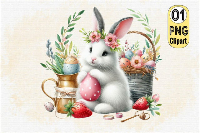Happy Easter Sublimation Clipart Sublimation SVGArt 