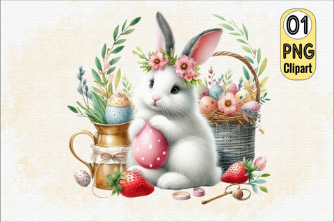 Happy Easter Sublimation Clipart Sublimation SVGArt 