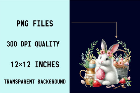 Happy Easter Sublimation Clipart Sublimation SVGArt 